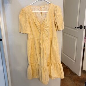 Levi's Yellow Floral Midi Dress